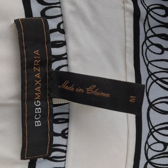 BCBGMaxAzria Halter Mini Dress Medium Dirty White A78 - Picture 5 of 5